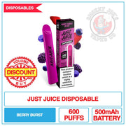 Just Juice - Disposable - Berry Burst On Ice - 20mg | Smokey Joes Vapes Co
