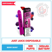 Just Juice - Disposable - Berry Burst On Ice - 20mg |  Smokey Joes Vapes Co.