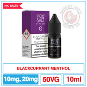 Pod Salt - Nic Salt - Blackcurrant Menthol |  Smokey Joes Vapes Co.