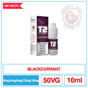 T2 - Nic Salt - Blackcurrant |  Smokey Joes Vapes Co.