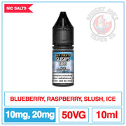 Old Pirate Nic Salt Slushy - Blue Raspberry |  Smokey Joes Vapes Co.