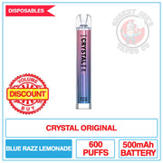 Crystal Original - Blue Razz Lemonade | Smokey Joes Vapes Co