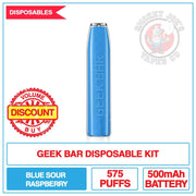 Geek Bar - Disposable Kit - Blueberry Sour Raspberry - 20mg | Smokey Joes Vapes Co