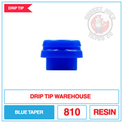 Drip Tip Warehouse - 810 Drip Tip - Blue Taper |  Smokey Joes Vapes Co.