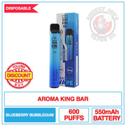 Aroma King Bar - Blueberry Bubblegum - 20mg | Smokey Joes Vapes Co