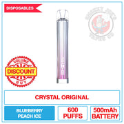 Crystal Original - Blueberry Peach Ice | Smokey Joes Vapes Co