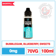 Proper Vape - Blueberry Bubblegum - 100ml |  Smokey Joes Vapes Co.