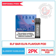 Elf Bar - Elfa Pods - Blueberry Bubblegum | Smokey Joes Vapes Co
