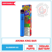 Aroma King Bar - Blueberry Ice - 20mg |  Smokey Joes Vapes Co.