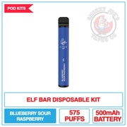 Elf Bar - Blueberry Sour Raspberry - 20mg |  Smokey Joes Vapes Co.