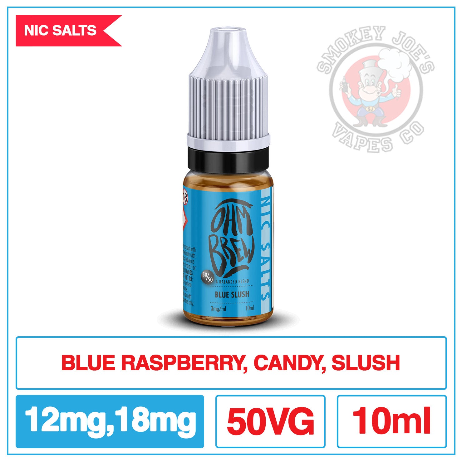 Ohm Brew - Blue Slush - Nic Salts | Smokey Joes Vapes Co Ohm Brew - Blue Slush - Nic Salts | Smokey Joes Vapes Co