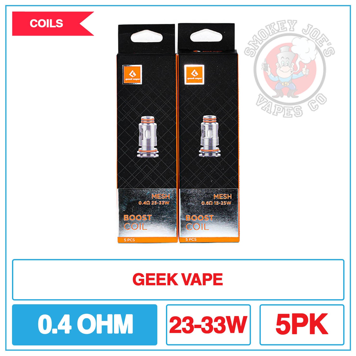 GeekVape Aegis Boost Replacement Coils | Smokey Joes Vapes Co GeekVape Aegis Boost Replacement Coils | Smokey Joes Vapes Co