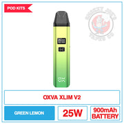 Oxva Xlim V2 Green Lemon | Smokey Joes Vapes Co