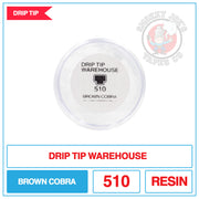 Drip Tip Warehouse - 510 Drip Tip - Brown Cobra |  Smokey Joes Vapes Co.