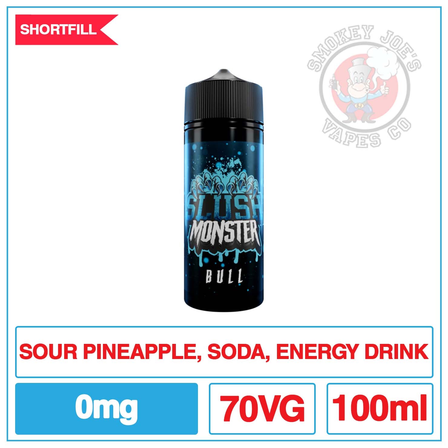 Slush Monster - Bull - 100ml | Smokey Joes Vapes Co Slush Monster - Bull - 100ml | Smokey Joes Vapes Co