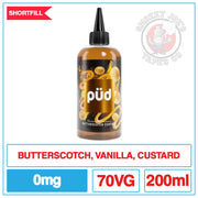 PUD Pudding & Decadence - Butterscotch Custard - 200ml |  Smokey Joes Vapes Co.