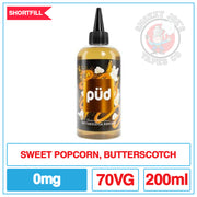 PUD Pudding & Decadence - Butterscotch Popcorn - 200ml |  Smokey Joes Vapes Co.
