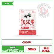 CBD +FX Face Mask - 20mg - Rose Hemp |  Smokey Joes Vapes Co.