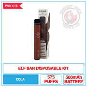 Elf Bar - Cola - 20mg |  Smokey Joes Vapes Co.