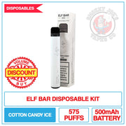 Elf Bar - Cotton Candy Ice - 20mg | Smokey Joes Vapes Co