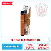Elf Bar - Cream Tobacco - 20mg |  Smokey Joes Vapes Co.