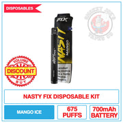 Nasty Fix Disposable - Cushman Mango | Smokey Joes Vapes Co