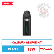 Caliburn AZ3 Pods Kit Black | Smokey Joes Vapes Co