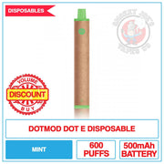 Dotmod - Dot E Disposable - Mint | Smokey Joes Vapes Co