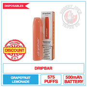 Dripbar - Grapefruit Lemonade Slush - 20mg | Smokey Joes Vapes Co