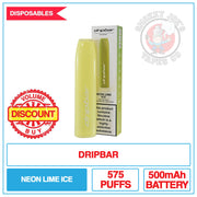 Dripbar - Neon Lime Ice - 20mg | Smokey Joes Vapes Co