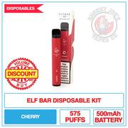 Elf Bar - Cherry - 20mg | Smokey Joes Vapes Co