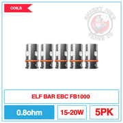 Elf Bar - FB1000 EBC 0.8ohm Coils |  Smokey Joes Vapes Co.