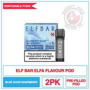 Elf Bar - Elfa Prefilled Pods - Blueberry Sour Raspberry | Smokey Joes Vapes Co