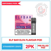 Elf Bar - Elfa Pods - Strawberry Grape | Smokey Joes Vapes Co