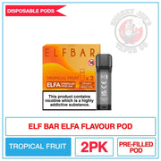 Elf Bar - Elfa Pods - Tropical Fruit | Smokey Joes Vapes Co