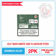 Elf Bar - Mate P1 - Bamboo Aloe | Smokey Joes Vapes Co