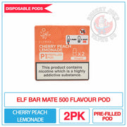 Elf Bar - Mate P1 - Cherry Peach Lemonade | Smokey Joes Vapes Co