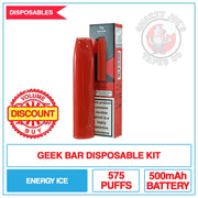 Geek Bar - Disposable Kit - Energy Ice - 20mg | Smokey Joes Vapes Co