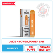 Juice N Power - Power Bar - Energy Ice |  Smokey Joes Vapes Co.