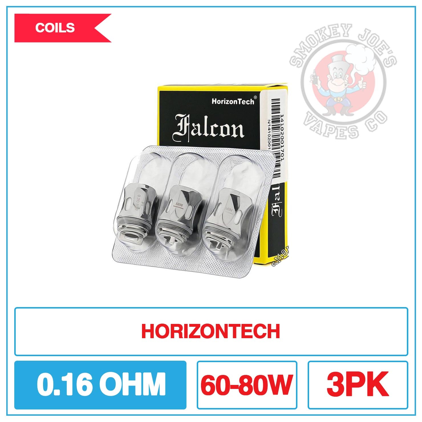 HorizonTech - Falcon / Falcon King - Replacement Coils |  Smokey Joes Vapes Co.