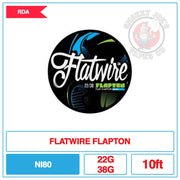 Flapton Flatwire 10ft NI80 |  Smokey Joes Vapes Co.