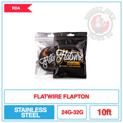 Flapton Flatwire 10ft Stainless Steel |  Smokey Joes Vapes Co.