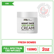 Fresh Bombs CBD - Night Face Cream - 150 mg - 2 Oz |  Smokey Joes Vapes Co.