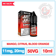Just Juice Nic Salt - Fusion - Mango And Blood Orange |  Smokey Joes Vapes Co.
