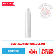 Geek Bar - Disposable Kit - Grape - 20mg |  Smokey Joes Vapes Co.