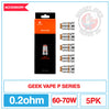 GeekVape P Mesh Coils - 5pk | Smokey Joes Vapes Co
