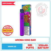 Aroma King Bar - Grape Ice - 20mg | Smokey Joes Vapes Co