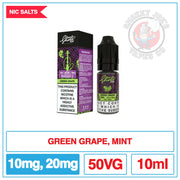Nasty Salt Shisha - Green Grape |  Smokey Joes Vapes Co.