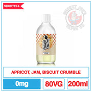 Just Jam - Apricot Crumble - 200ml |  Smokey Joes Vapes Co.