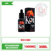 Koi CBD Strawberry Milkshake 30ml E Liquid |  Smokey Joes Vapes Co.